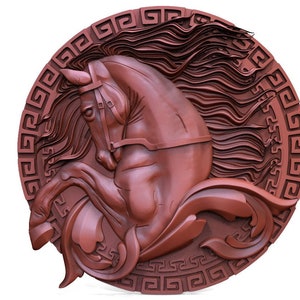 Digital file Horse CNC 6 3d model STL