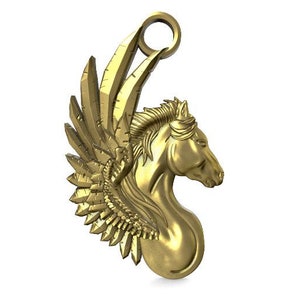 Digital file Pegasus jewelry 3d model STL