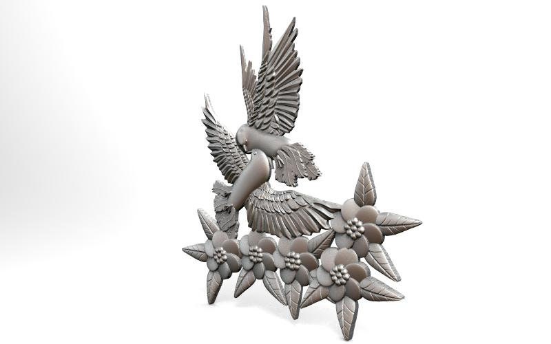 Digital file birds cnc 3d model stl | Etsy