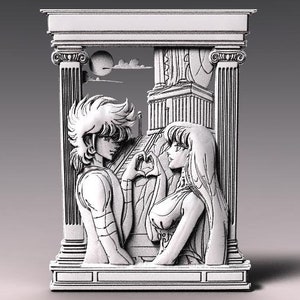 Digital file saint seiya cnc 3d model stl