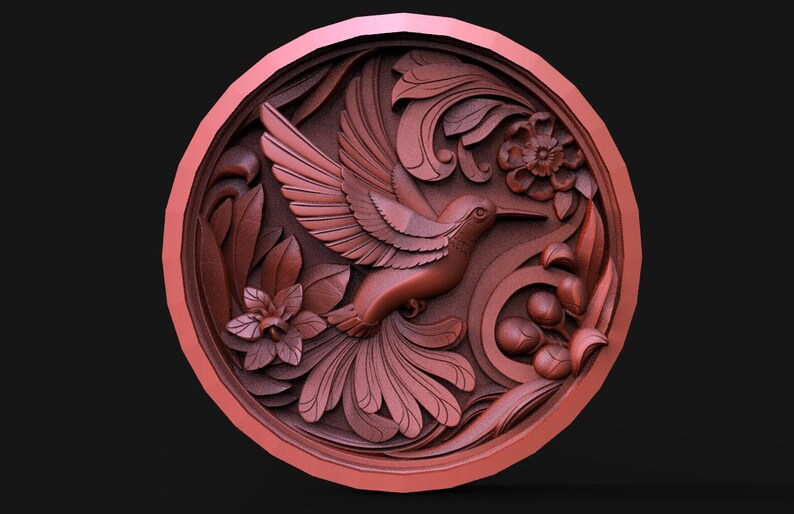 Hummingbird 3d Model, STL File for CNC Router, 3d Printing, - Etsy
