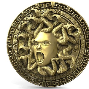 Digitale Datei Medusa Anhänger Schmuck 3D Modell Stl