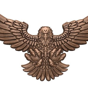 Digital file Eagle bas-relief 2 cnc 3d model