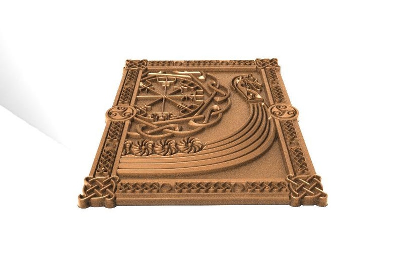 Digital file Viking ship 2 CNC 3d model stl