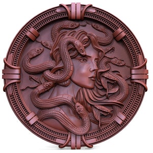Digitale Datei Medusa CNC 3D-Modell stl