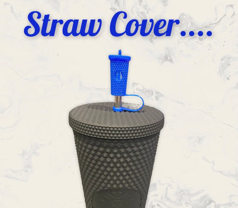 Starbucks inspired straw cover straw cap strawtopper Etsy