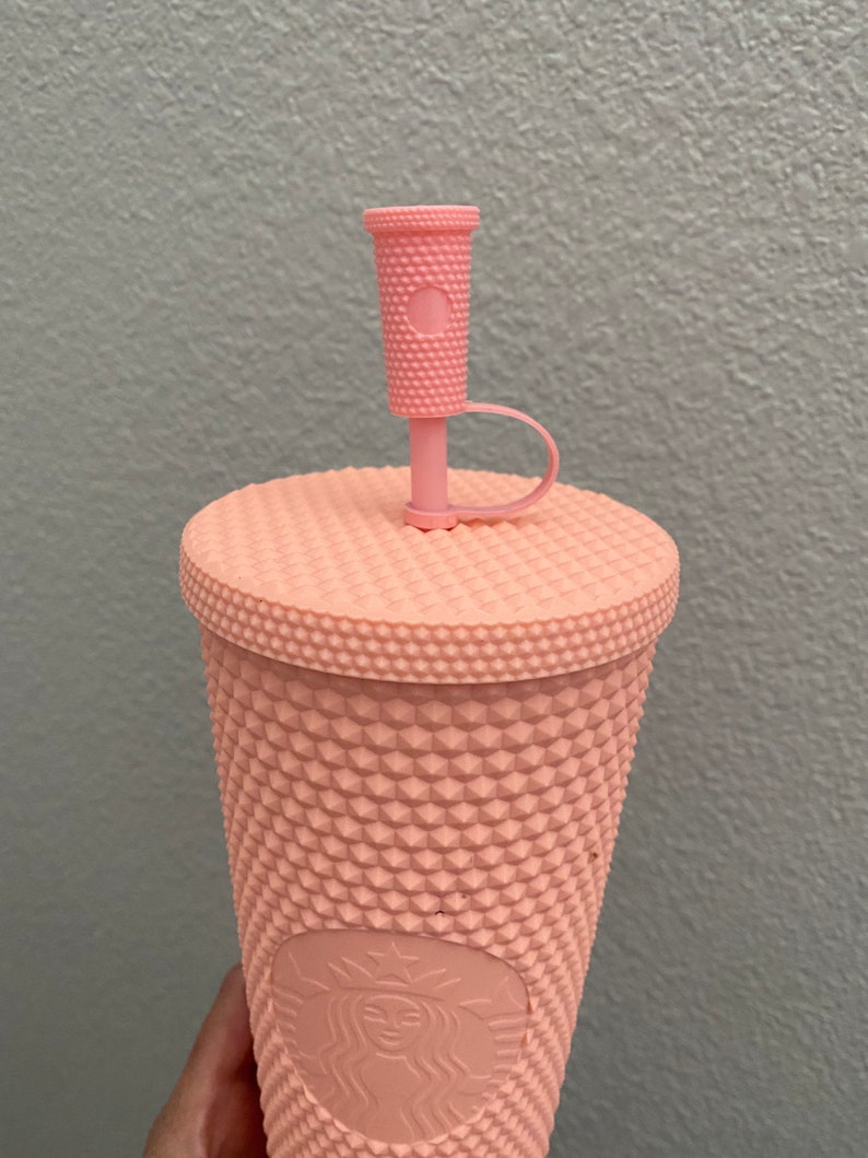 Starbucks inspired straw cover straw cap strawtopper Etsy