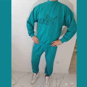 D7|PUMA Tracksuit Vintage Overalls Street Style Old school Retro Rustle Shellsuit Seatime Pastel Cotton Pants Trainingsanzug Jogginghose 80s