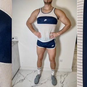 Pantaloncini da corsa Nike Sprint Vintage completi Top anni &#39;90