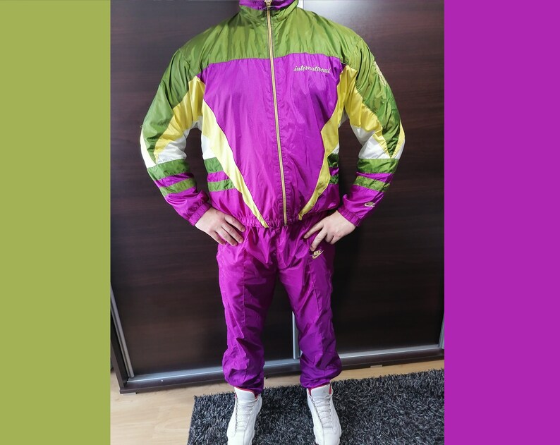 90s shiny tracksuit