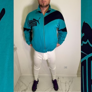 Vintage 90s Puma Tracksuit Jacket - Etsy