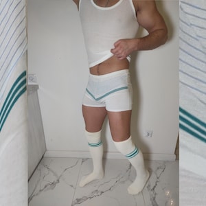 Boxer Slip + Hohe Socken Vintage Unterwäsche Herren