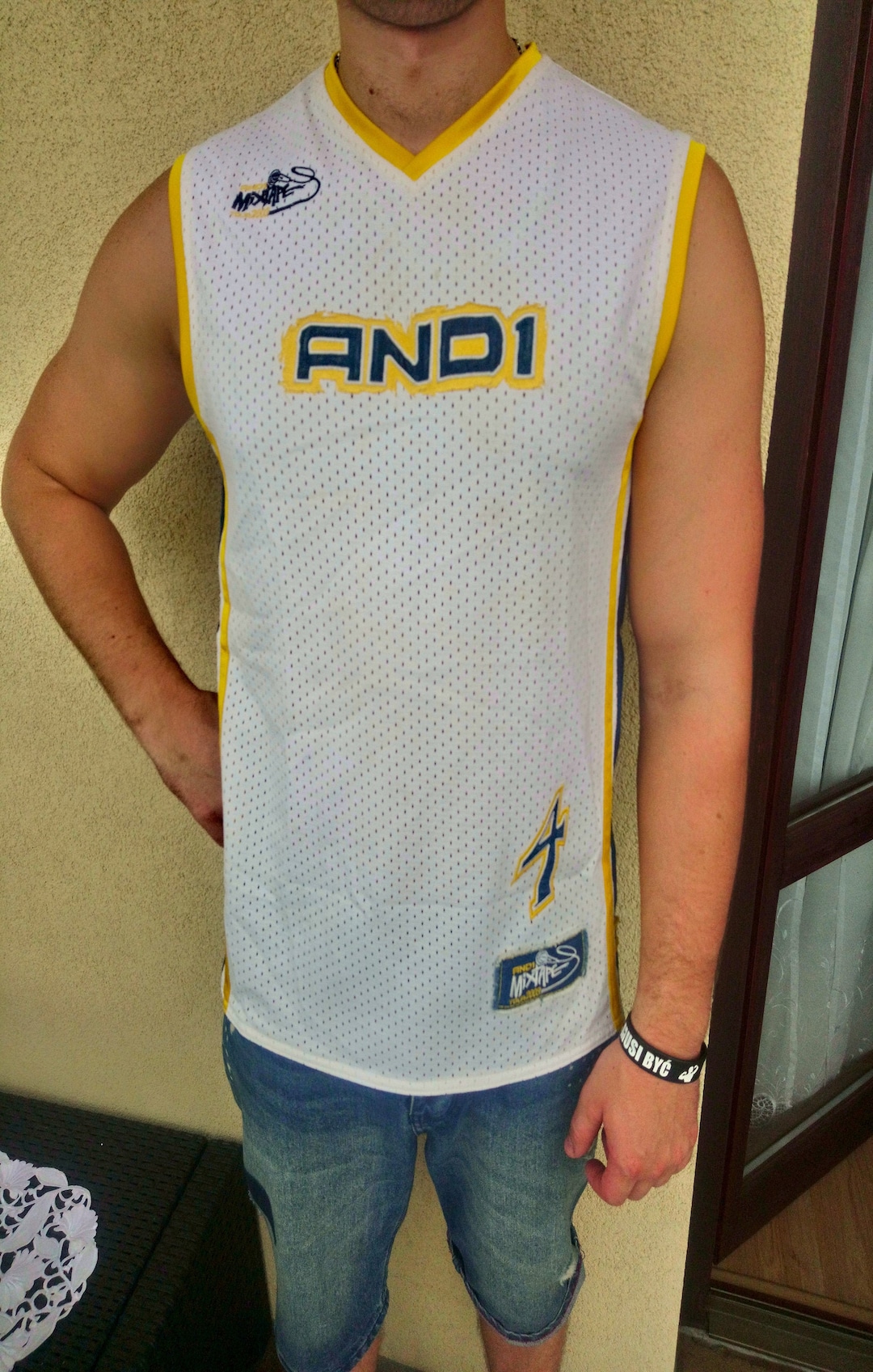 Camiseta de baloncesto vintage AND1 Waliyy Dixon MainEvent México