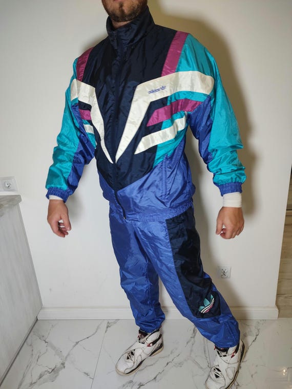 adidas nylon tracksuit