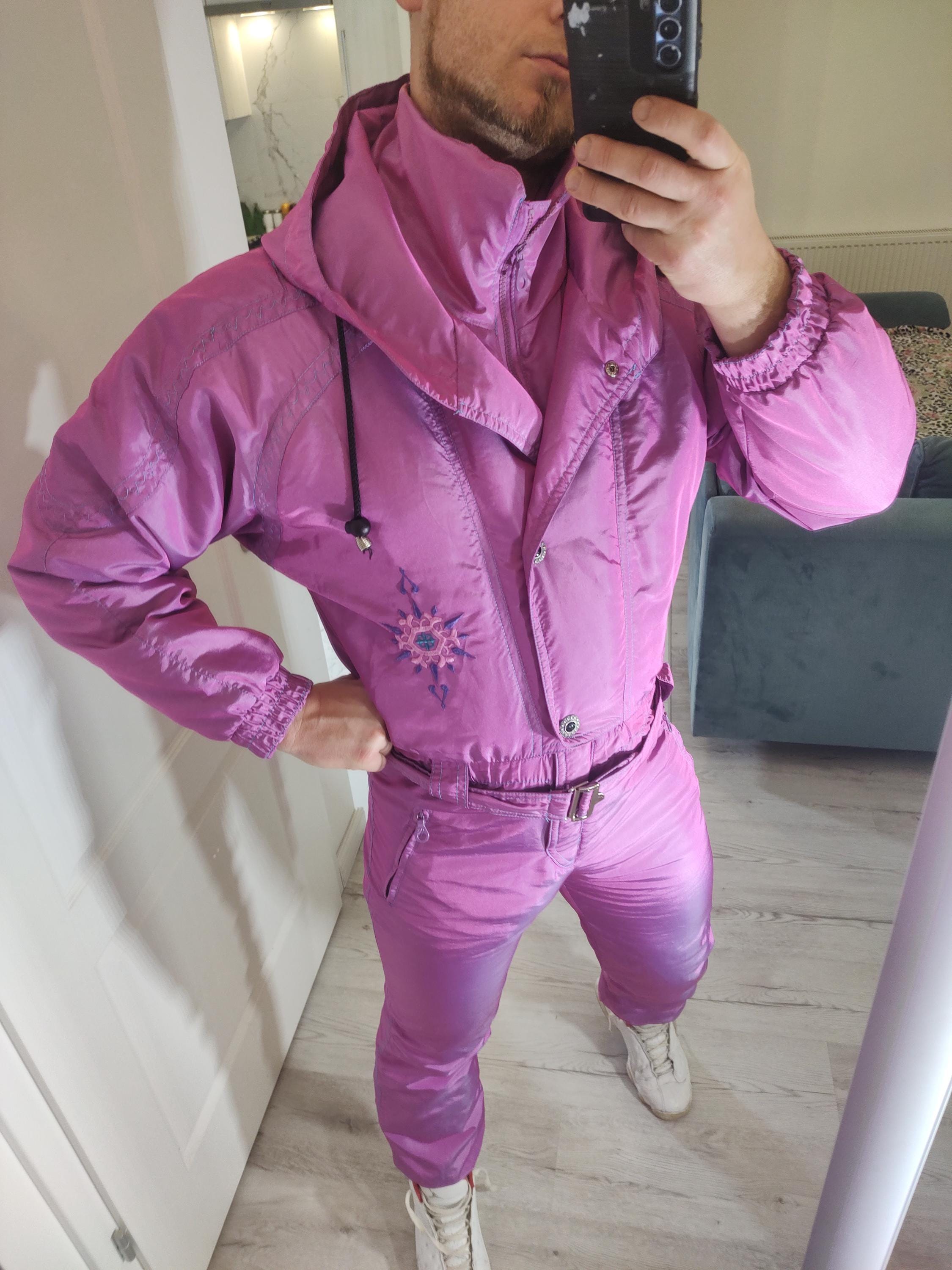 Shell Saits Winter Suit Vintage Shell Suit Rustle Shiny Nylon Size S - Etsy
