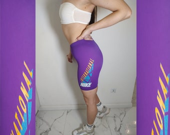 NIKE International Biker Shorts Vintage Violet Short Leggings 90s