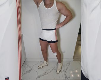 Shorts de Tênis Vintage FILA Sporty Cotton Verão