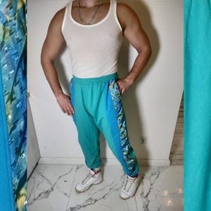 Pants Vintage Sea Color Cotton Very Rare 1992