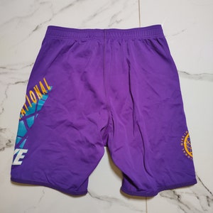 NIKE International Biker Shorts vintage violet court leggings années 90 image 8