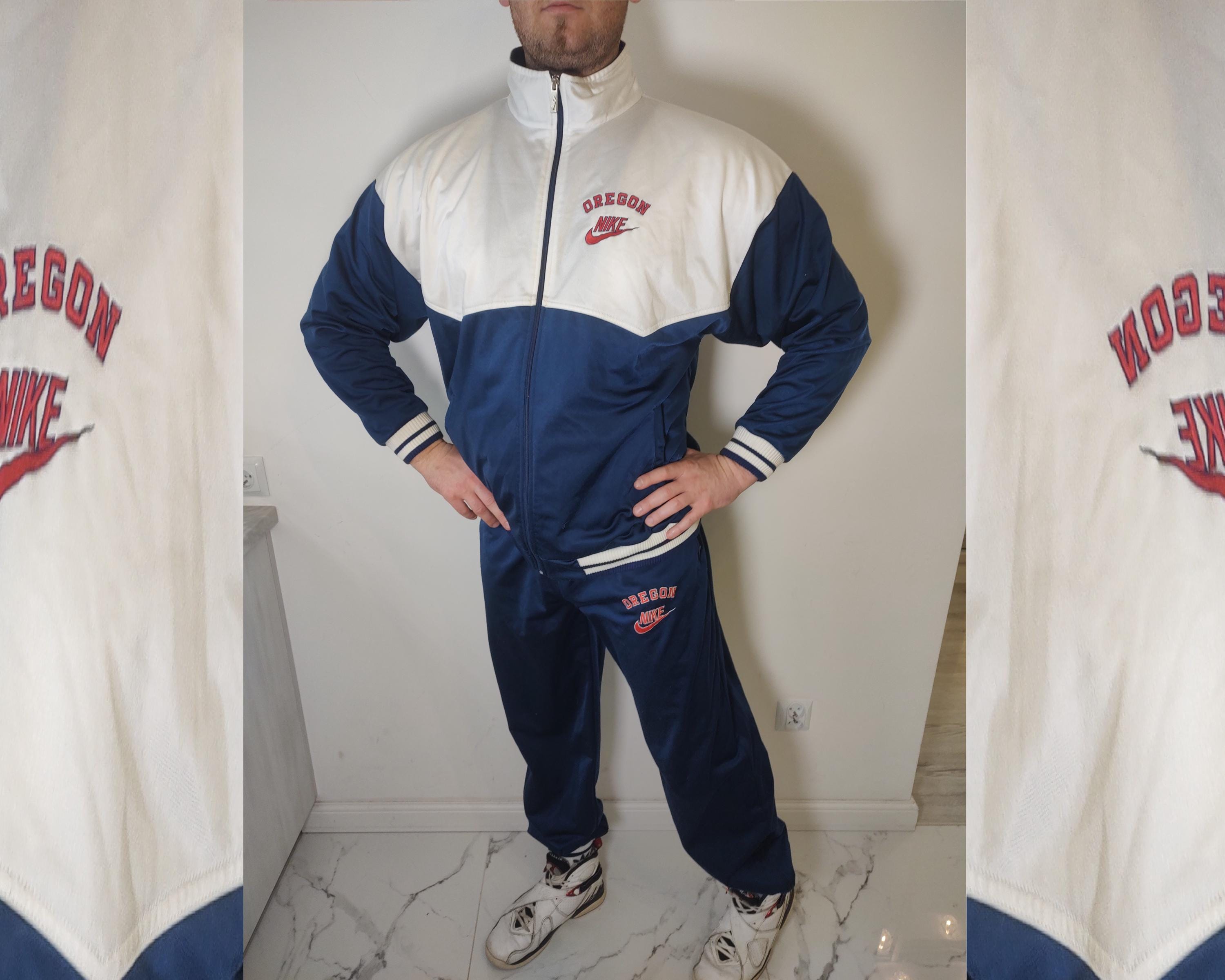 Tracksuit Vintage NIKE OREGON Overalls Nylon 1990 - Etsy