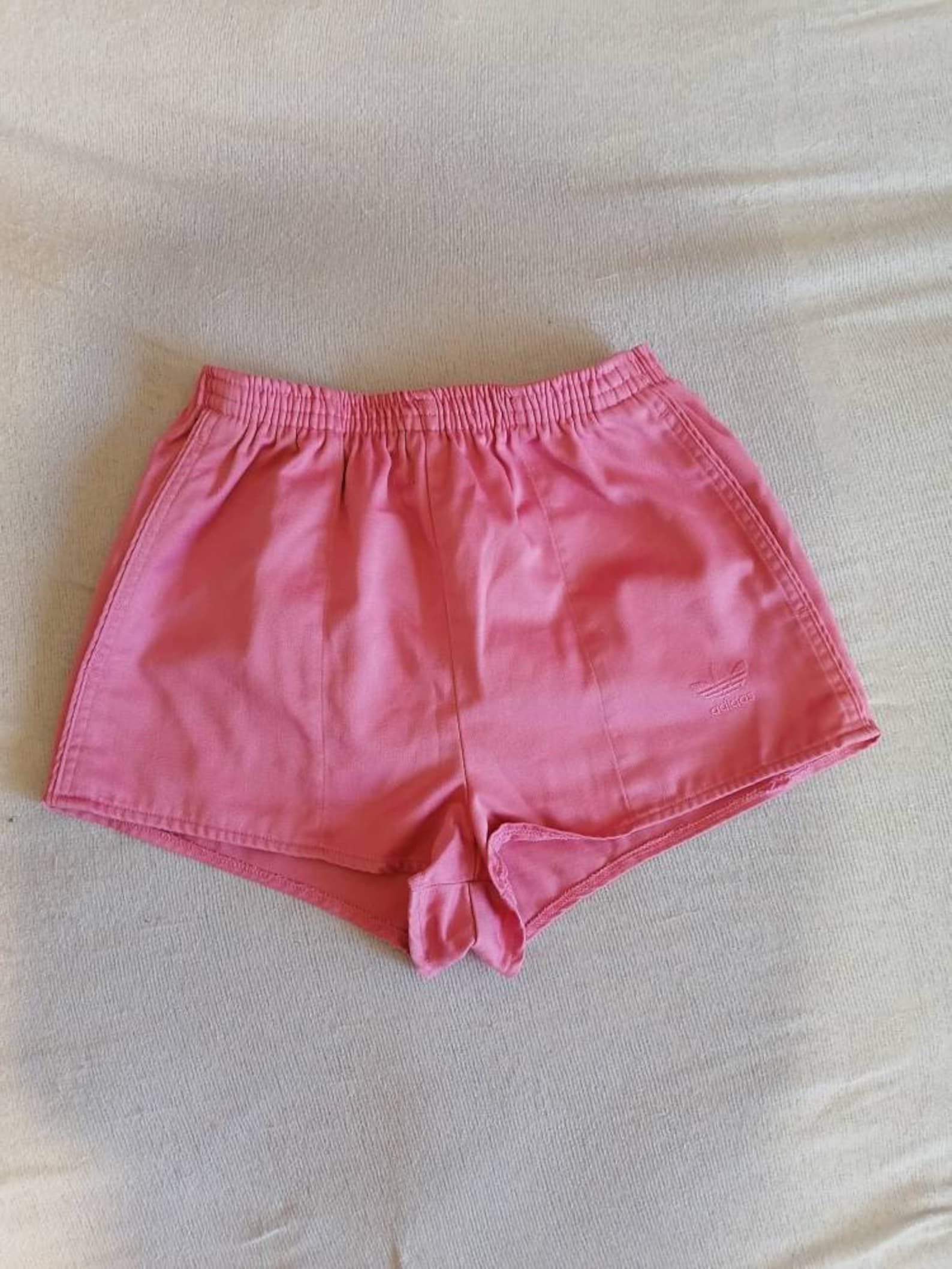 Shorts Vintage Adidas Oldschool Pink Dames Sports Cotton Fire - Etsy UK