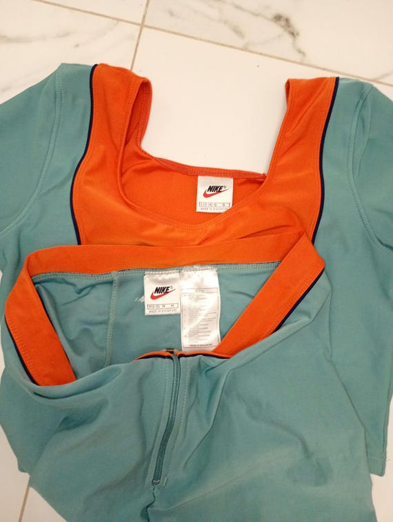 Vintage NIKE 90s Color Block Sport Set | Panelled Nylon Outfit