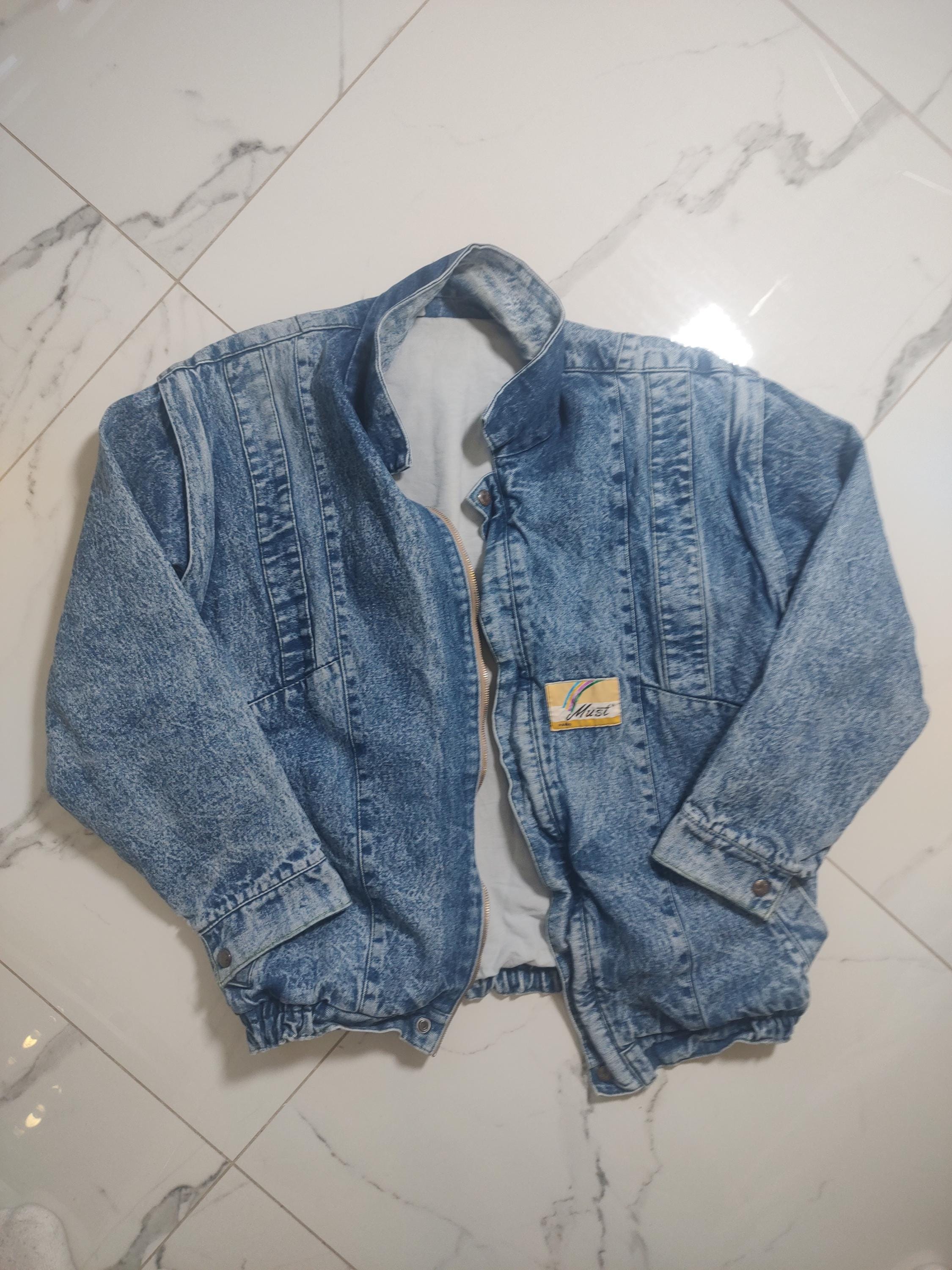 Jeans Jacket Vintage MUST PARIS Classic Old School - Etsy