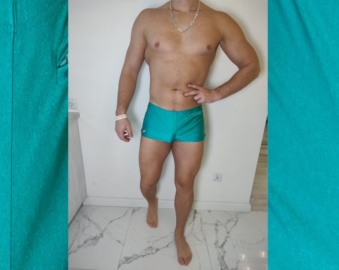Shallow Rise Speedos SPEEDO Swim Boxer-brief Vintage Swimwear Shiny Spandex Low Rise 90s - Etsy