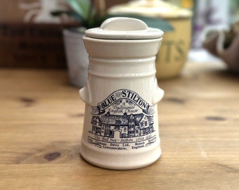 Long Clawson Vintage London Pottery Stilton Cheese Lidded Pot