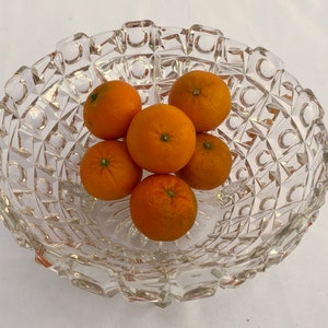 Stunning Vintage 1940&#39;s English Glass Bowl