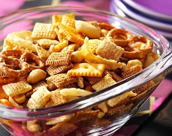 Homemade Steakhouse Chex Mix Snack