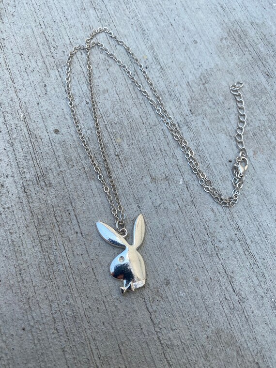 Playboy Bunny Silver Necklace 21 - Etsy 