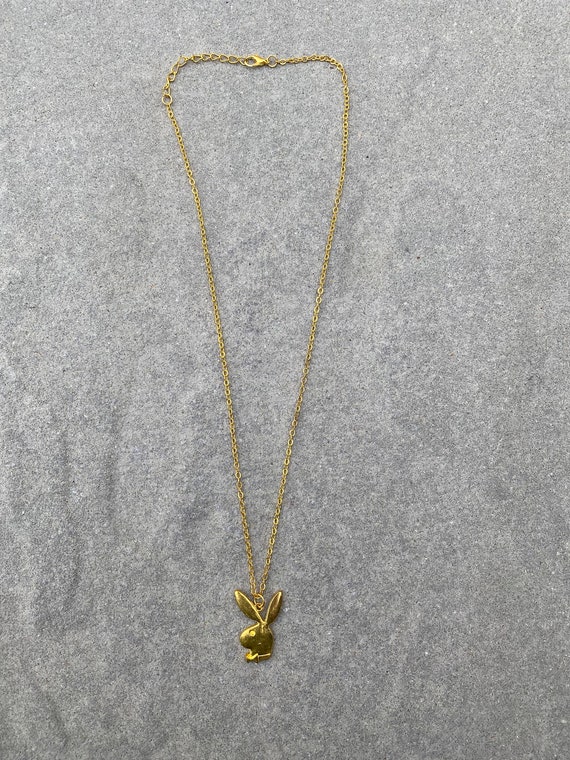 Playboy Bunny Gold Necklace 21 - Etsy 