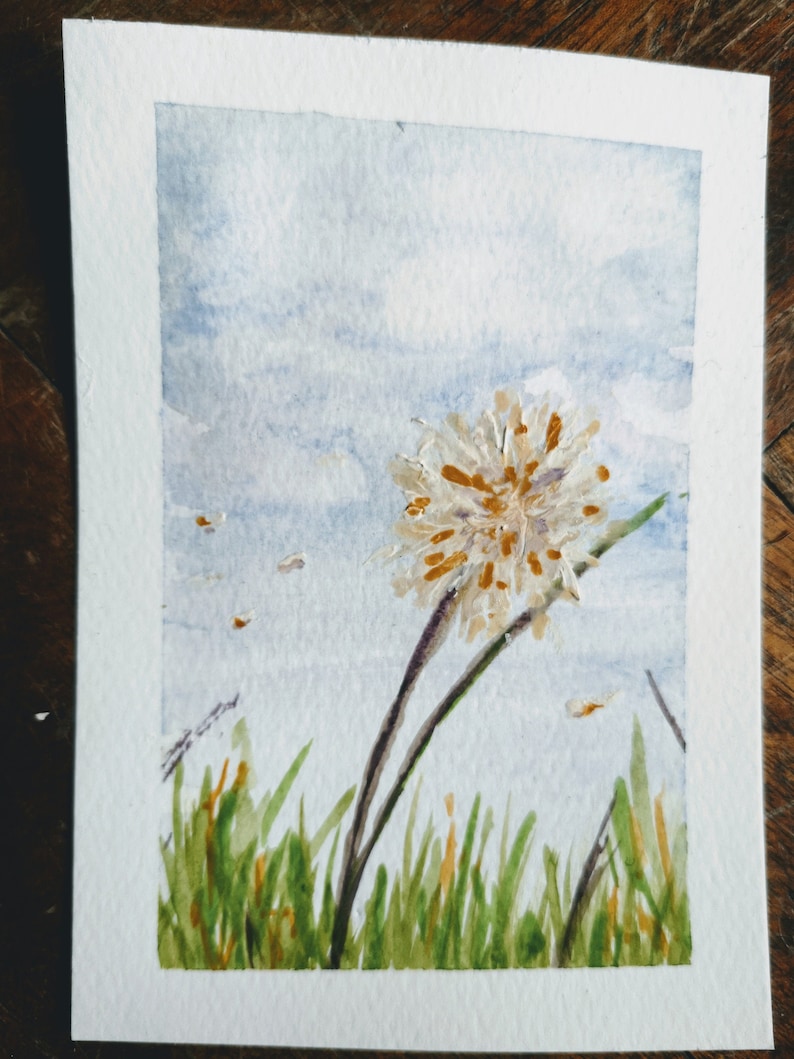 Watercolour and ink painting