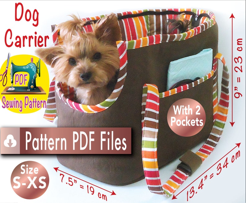 Dog Carrier Pattern Pet Shoulder Carrier Pattern Cat Etsy