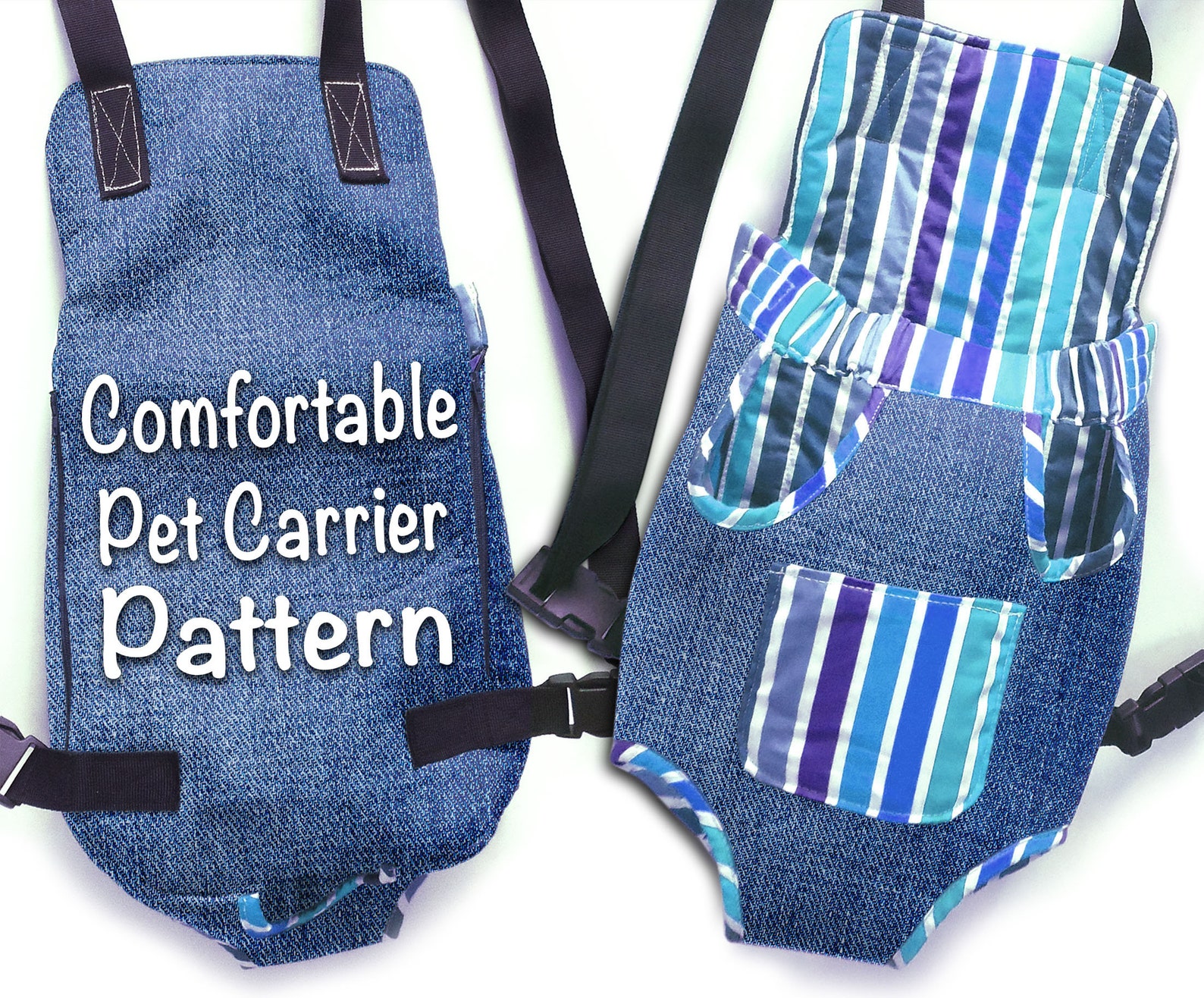 Dog Carrier Kangaroo Pattern Pet Carrier Adjustable Dog Etsy