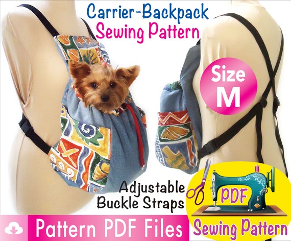 Dog Carrier Simple Kangaroo Pattern Pet Carrier Adjustable 