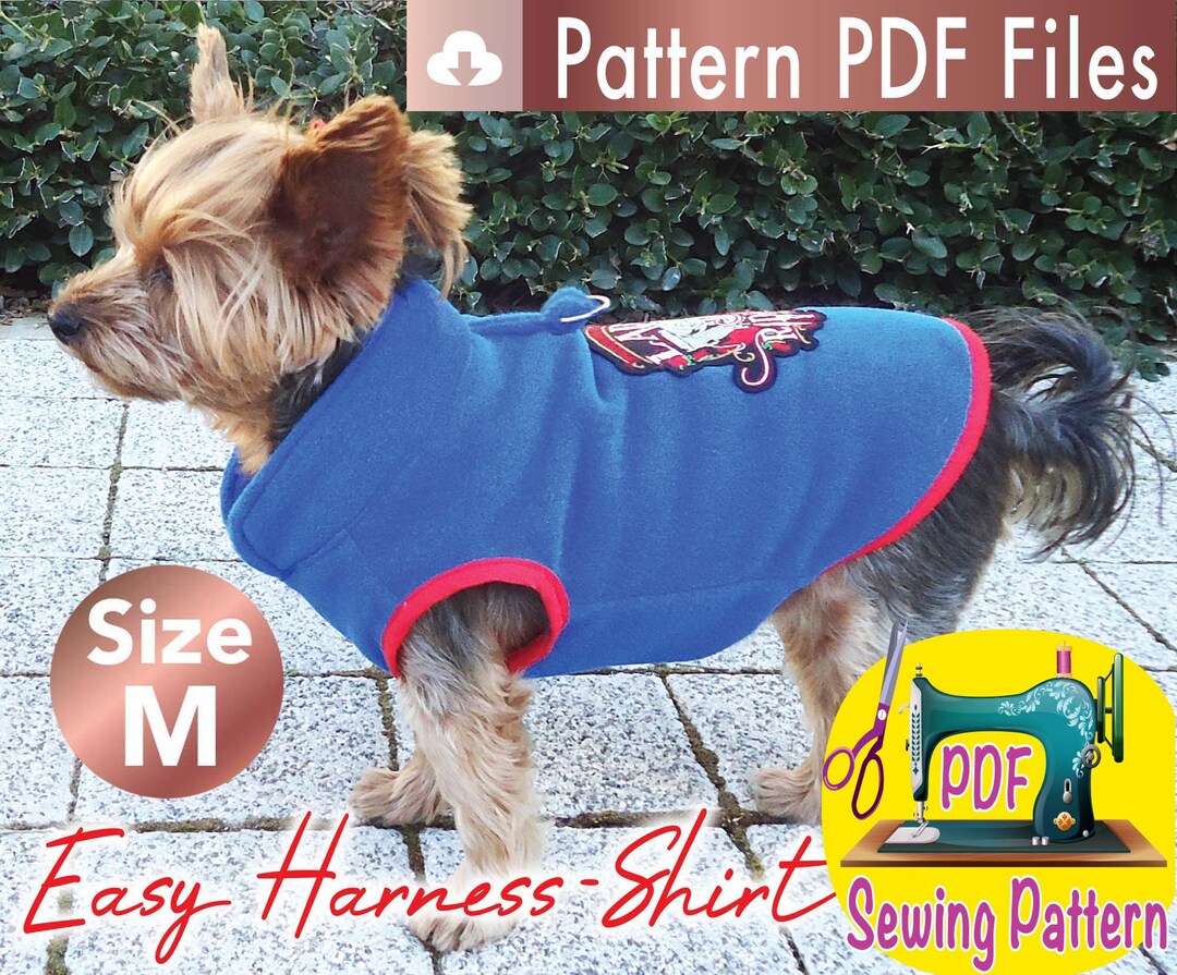 Dog Harness, Winter Dog Harness Pattern, Dog Harnessshirt, Small Dogs