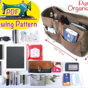 Purse Organizer,Bag Organizer,Insert Purse Organizer with 2 Packs in O