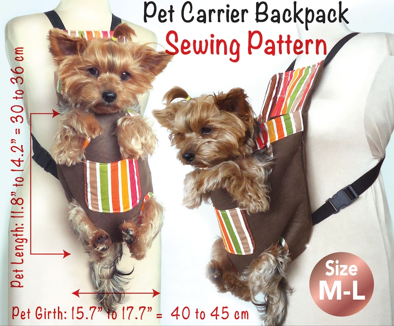 Dog Carrier Kangaroo Pattern Pet Carrier Adjustable Dog Etsy