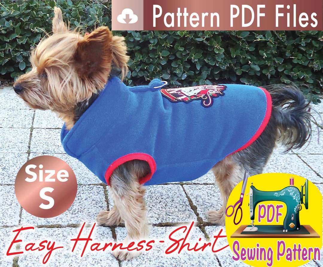 Dog Harness, Winter Dog Harness Pattern, Samll Dog Harnessshirt, Small