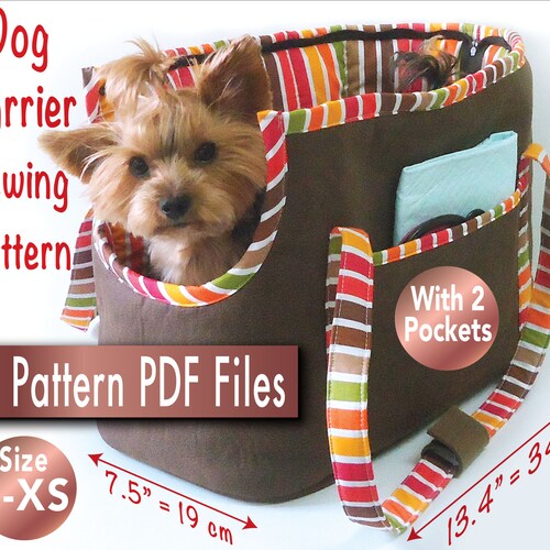 Dog Carrier Pattern Pet Shoulder Carrier Pattern Cat Etsy