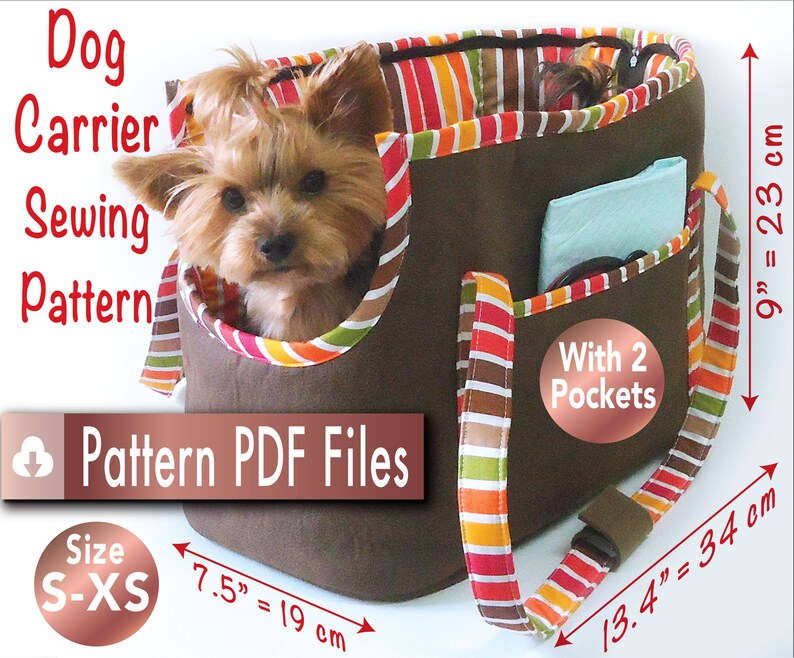 Dog Carrier Pattern Pet Shoulder Carrier Pattern Cat Etsy