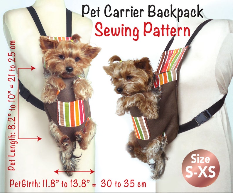 Dog Carrier Kangaroo Pattern Pet Carrier Adjustable Backpack Etsy