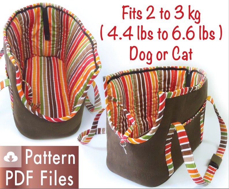 Dog Carrier Pattern Pet Shoulder Carrier Pattern Cat Etsy