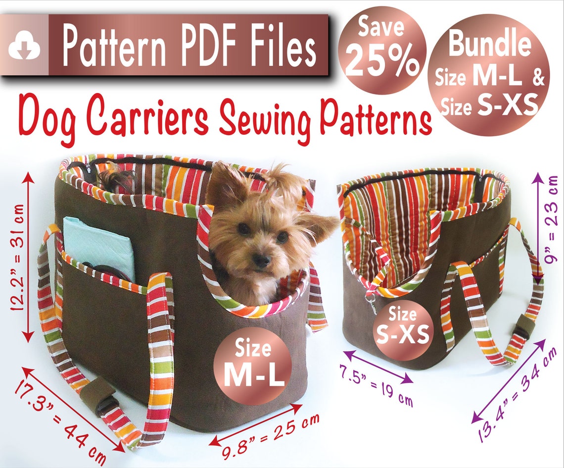 Dog Carrier Pattern Pet Shoulder Carrier Pattern Cat Etsy
