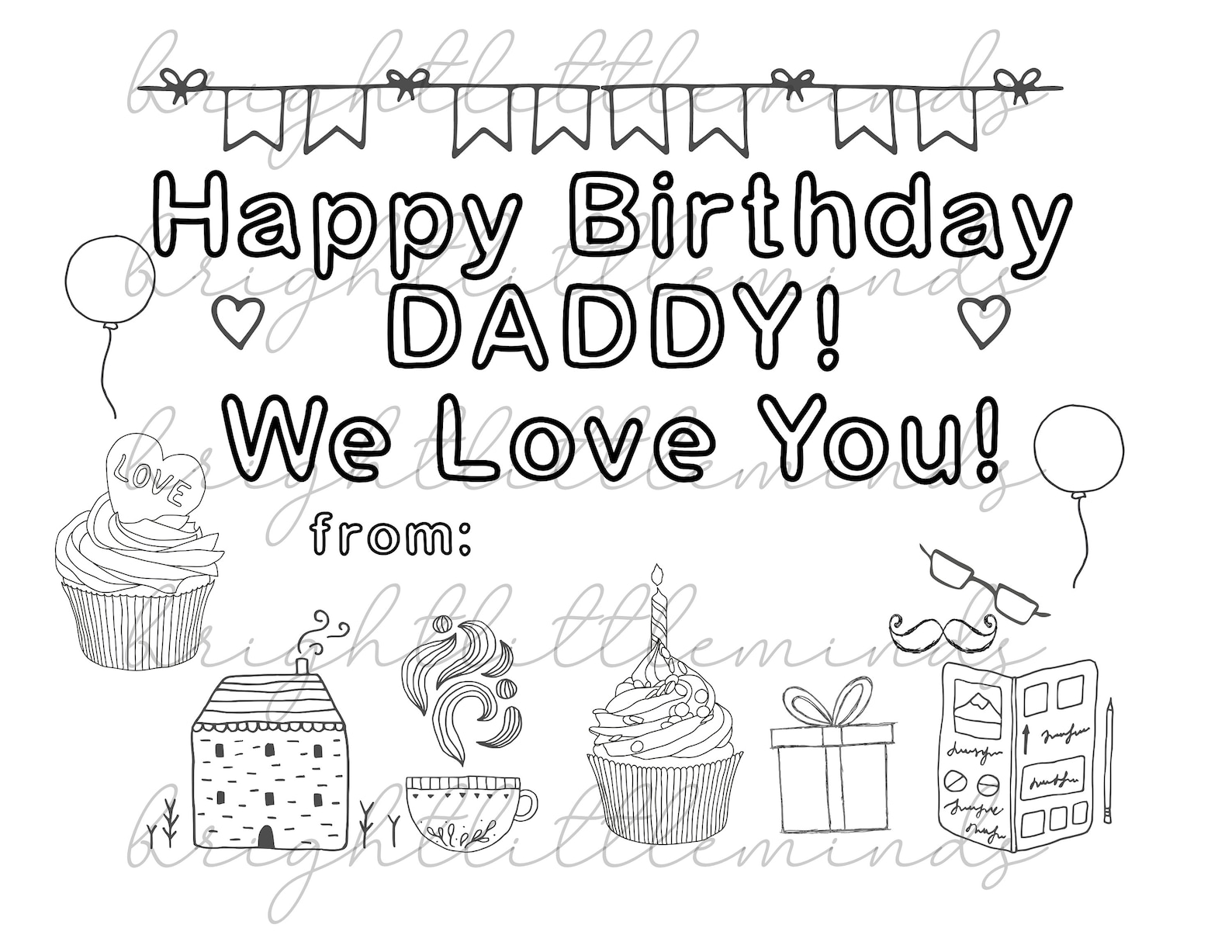 instant-download-printable-happy-birthday-daddy-diy-kids-etsy