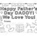 Instant Download | Printable | Happy Father's Day | DIY Kids Activity ...
