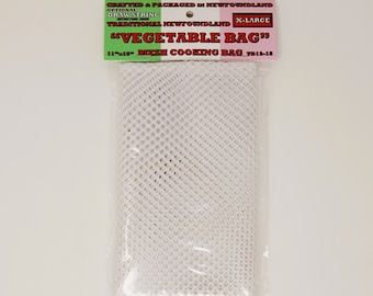 Sac de cuisson en filet pour légumes, Newfoundland Jiggs Dinner, 11 x 15 po.