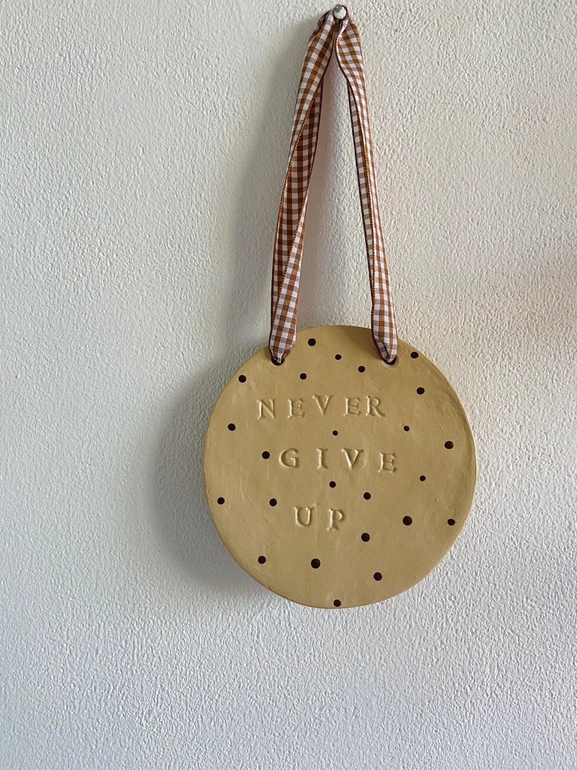 Colgantes de pared // citas inspiradoras // hechas a mano // Etsy